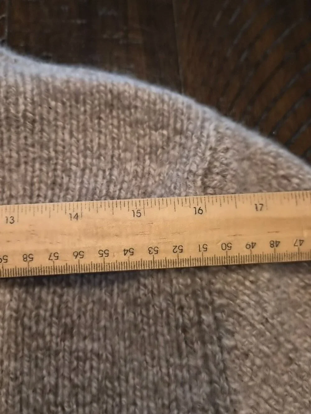 LL Bean Sweater Men's L Tall Fits S 100% Lamb's Wool Henley Pullover Gray G800